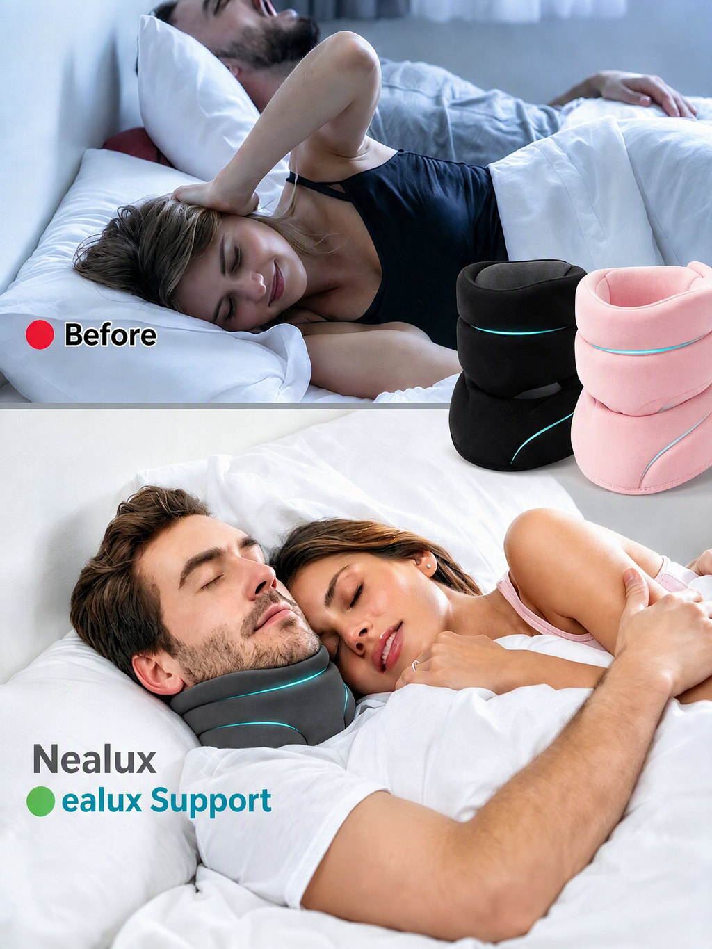 Nealux Neck Support Collar — Relieves Tech Neck & Posture Pain
