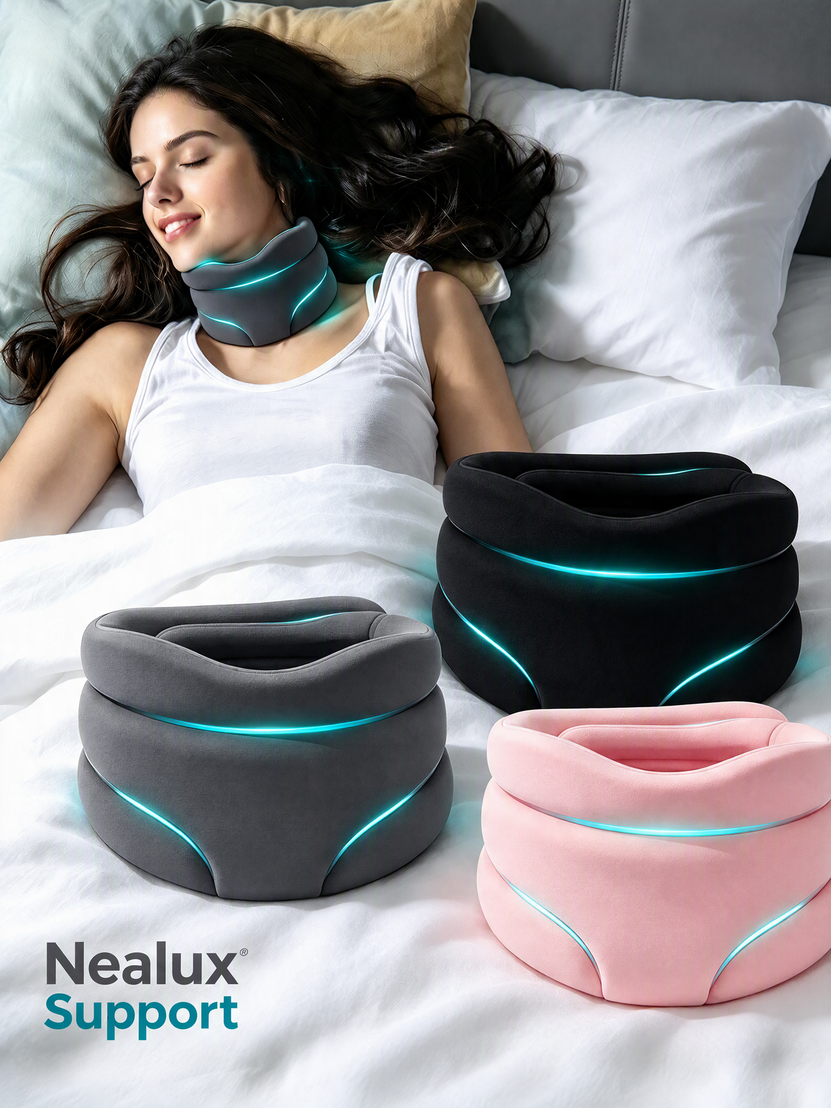 Nealux Neck Support Collar — Relieves Tech Neck & Posture Pain